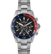 Resim Jacques Lemans 1-2206j Lıverpool Dıver Erkek Kol Saati Gümüş - Mavi 