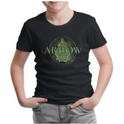 Resim Arrow - Logo Siyah Çocuk Tshirt 