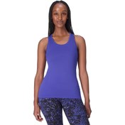 Resim Sweaty Betty Athlete Seamless Workout Tank Kadın Mavi Tank Top 