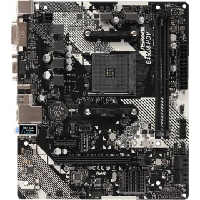 Resim Asrock B450M-HDV R4.0 AMD B450 3200+MHz (OC) DDR4 Socket AM4 mATX Anakart (ASRB450M-HDVR4) 