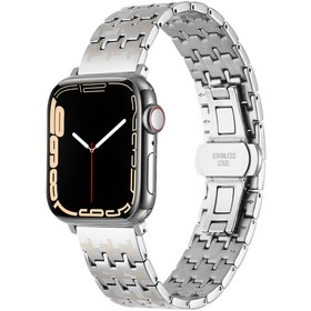 Resim Watch 42mm Uyumlu KRD-86 Metal Zore Kordon-Gümüş 