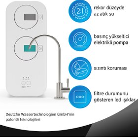Resim Prio Sdx600 Tanksız Direkt Akışlı Pompalı Su Arıtma Cihazı 