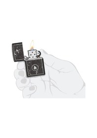 Resim Zippo 46571-120472 Marble Flame Design Çakmak 