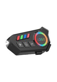 Resim Çeşithane K06 Motosiklet Kask Kulaklığı Su Geçirmez Bluetooth 5.4, 40 Saat Çalma Süresi, Led Işıkl 