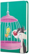Resim TWEETY SERT KAPAK MINI DEFTER KAFES YESIL 