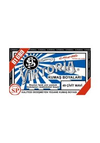 Resim Viktoria Toz Kumaş Boyası 49 Çivit Mavi 