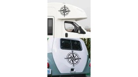 Resim Sticker Usta Pusula 4x4 Offroad Adventure Kamp Araba Oto Karavan Motosiklet Sticker 00080 