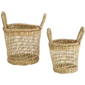 Resim Vitale 2'li Hasır Sepet Takımı Ak.jj0032 Hasır 