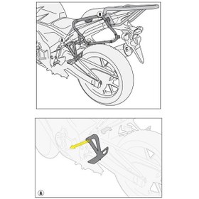 Resim Gıvı Plx1119 Honda Cb 500f - Cbr 500r 13-15 Yan Çanta Taşıyıcı Tek Renk 