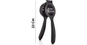 Resim Hepta Collection Siyah Döküm Limon Sıkacağı (Narenciye Sıkacağı) 