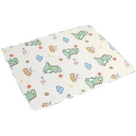 Resim Willowhaven Yeşil Dinozor Desenli 4 Katmanlı Yıkanabilir Yetişkin Ve Evcil Hayvan Altı Pedi 