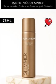 Resim Alix Avien Shimmer Sparkling Ivory Işıltılı Vücut Spreyi 75 ML 