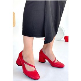 Resim Kier Kırmızı Cilt Topuklu Ayakkabı Karışık 