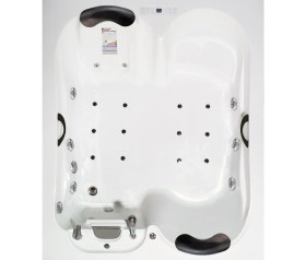 Resim Sacramento Jakuzi 180x153 h:55 Romantic Hidromasaj Sistemli Küvet (Gövde + Metal ayak + Ön-Yan panel) 