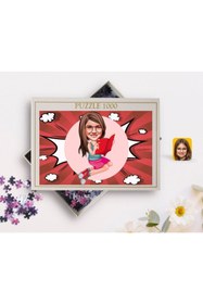 Resim Bk Gift Kişiye Özel Kız Çocuk Karikatürlü 1000 Parça Profesyonel Puzzle-5 