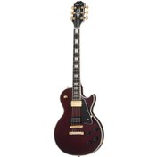 Resim Epiphone Jerry Cantrell "Wino" Les Paul Custom Elektro Gitar (Dark Wine Red) 