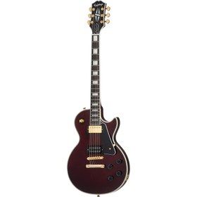 Resim Epiphone Jerry Cantrell "Wino" Les Paul Custom Elektro Gitar (Dark Wine Red) 
