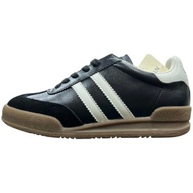 Resim Lufian Lia Kadın Siyah Deri Sneaker Ayakkabı 121230030 Siyah 