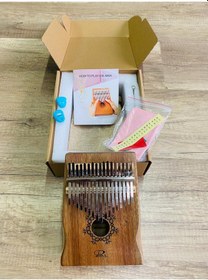 Resim Puka Pk-2eq Koa Ağacı Profesyonel Jak Girişli Kalimba Seti 