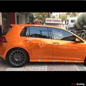 Resim Golf 7 - 7.5 R Marşpiyel Seti, Boyasız Mat Siyah, Plastik Vakum 