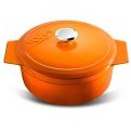 Resim Kitchenware Amusant Turuncu Döküm Mini Güveç 12 Cm 