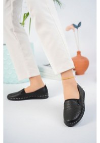 Resim EPAAVM - Ortopedik Ped Baskılı Siyah Kadın Ayakkabı - ASD1603 Siyah 