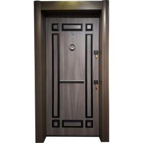 Resim Tezdoor Eskitme ( Tanganika ) Kabartmalı Model Daire Kapısı, Çelik Kapı, Villa Kapısı 