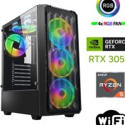 Resim Xaser Armor X90 Ryzen 5 5500 32GB Ram 1tb M.2 Nvme SSD 6gb RTX3050 Masaüstü Oyuncu Bilgisayarı 