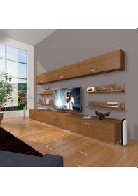 Resim Decoraktiv Eko 8y Slm Tv Ünitesi Tv Sehpası Ceviz 