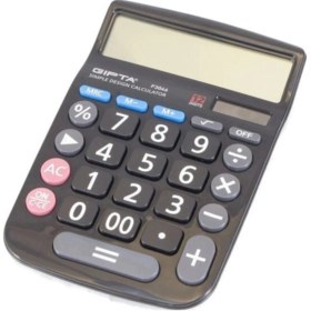 Resim F3046 12 Haneli Hesap Makinesi Siyah 