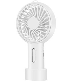 Resim Mini El Tipi Vantilatör, 3 Hız Ayarlanabilir Açılı, Taşınabilir El Akrilonitril Bütadien Stiren 