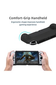 Resim Dobe Switch OLED El Destekli Grip Tasarımlı Koruyucu Silikon Kılıf 