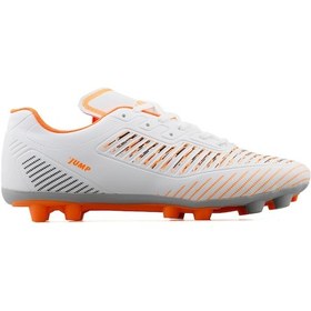 Resim Jump 27048 C White Black Orange Erkek Çim Zemin Kramponu Beyaz 