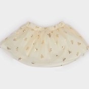 Resim DeFacto Kız Bebek Baskılı Tül Etek E8725A525SMER238 Ekru 