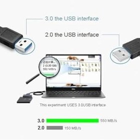 Resim 4741 Usb 3.0 2.5 3.5 Inç Sata Ssd Hdd Hard Disk Çevirici Dönüştürücü Adaptör Kablosu 