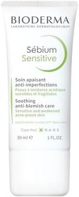 Resim Bioderma Sébium Sensitive Karma, Yağlı ve Akne Eğilimli Ciltler Yatıştırıcı Nemlendirici Bakım Kremi 30 ml 