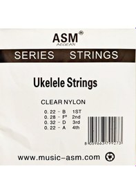 Resim Asm Aegean Ukulele Teli Takım Şeffaf 