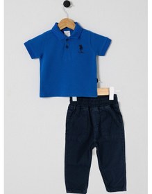 Resim U.S. Polo Assn. U.s. Polo Assn Erkek Bebek Mavi Takım 5274-48262 mavi 