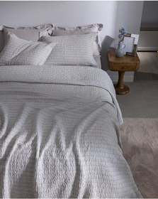 Resim Madame Coco Petite Çift Kişilik Yatak Örtüsü - Gri Gri 