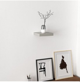 Resim Minarmobilya Minar Gizli Tutuculu Duvar Rafı 23 Cm - P.Gri 