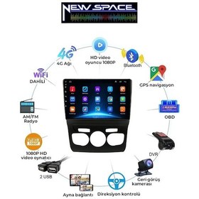Resim Citroen C4 Uyumlu Android 8gb Ram 128gb Rom 8 Çekirdek Carplay Multimedya 
