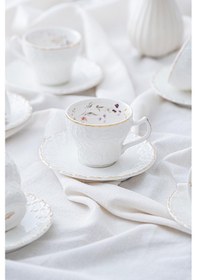 Resim Acar Elsa 6 Kişilik Çay Fincan Takımı 