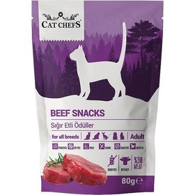 Resim Cat Chefs Sığır Etli Yetişkin Kedi Ödül Maması 80 G 
