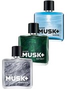 Resim Avon Musk Marine Musk Instinct Ve Musk Mineralis 75 ml Erkek Parfüm Seti 