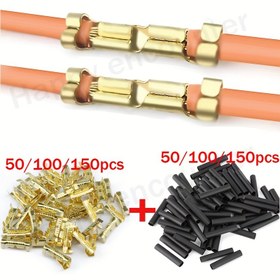 Resim 453 Tipi U-Şekilli Tel Bağlayıcı Seti, Hızlı Kablolama Kablo Kilidi İçin Crimp Terminal Tutucu ile, 0.5-1.5mm², Isı Küçültme Kiti Dahil 