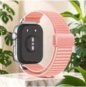 Resim Sunshine022 Huawei Fit 3 Fit 4 Fit4 Pro İçin Mat Pembe Nylon Spor Kayış Hafif Ayarlanabilir 