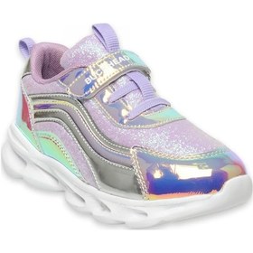 Resim Buckhead Buck4430 Glossy Shiny Işikli Günlük Lila Kız Çocuk Spor Ayakkabı Pembe 