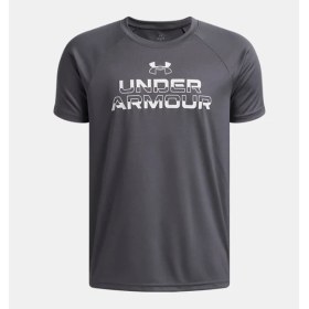 Resim Under Armour Erkek Çocuk Ua Tech Split Wordmark Kısa Kollu T-Shirt 1383010-027 