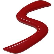 Resim Cooper S Kırımızı Çamurluk ve Bagaj Logosu 