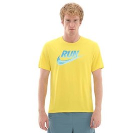 Resim Nike Miler Run Energy Erkek T-Shirt Sarı 